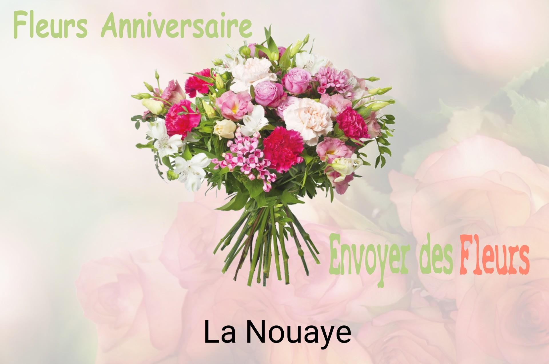 Bouquet de fleurs d’anniversaire livré à La Nouaye