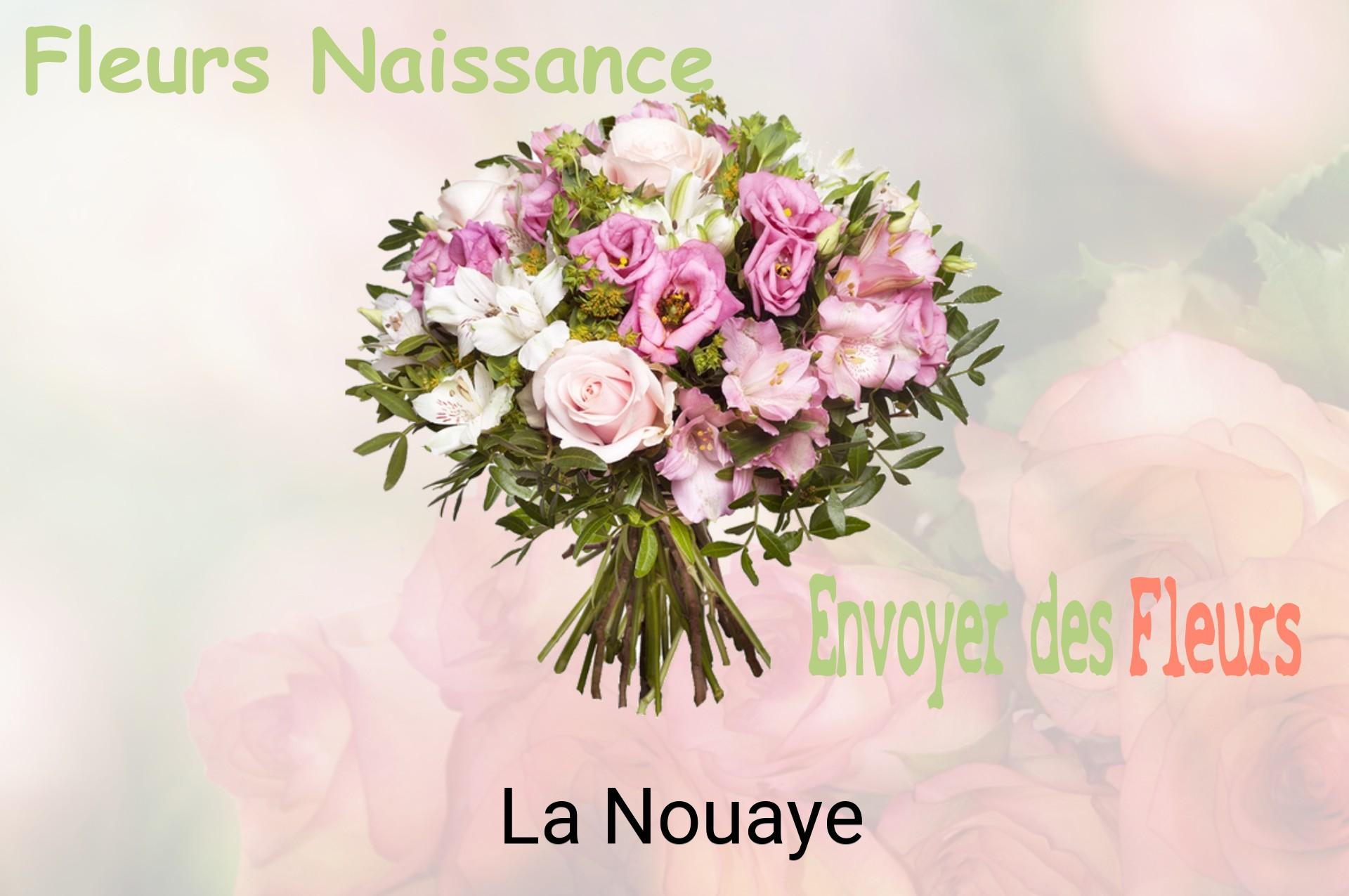 Bouquet de fleurs de naissance livré à La Nouaye